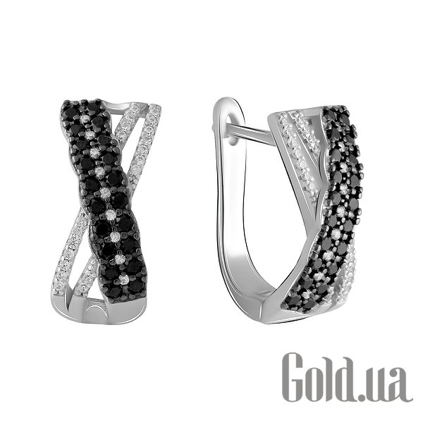 

Серьги Fresh Jewelry, Серебряные серьги с куб. циркониями