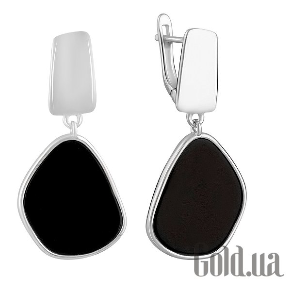 

Серьги с подвесками Fresh Jewelry, Серебряные серьги с ониксами