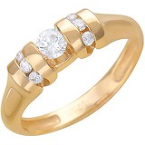 Женское золотое кольцо с бриллиантами, 1636268