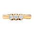Золотое обручальное кольцо с кристаллами Swarovski - фото 2