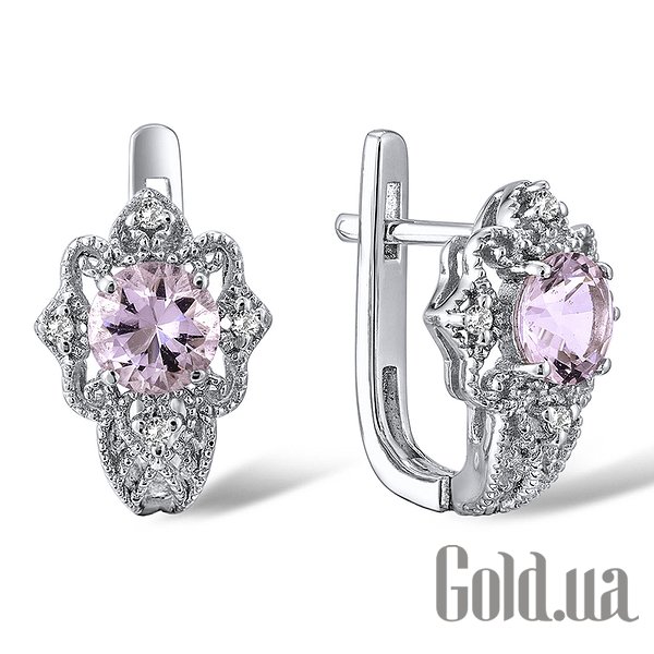 

Серьги Lurie Jewelry, Серебряные серьги с куб.циркониями