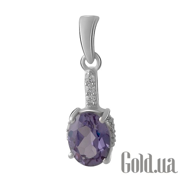 

Женские кулоны Fresh Jewelry, Серебряный кулон с куб. циркониями и александритом
