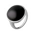 Женское серебряное кольцо с ониксом - фото 1