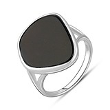 Женское серебряное кольцо с ониксом, 1771436