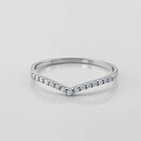 Золотое обручальное кольцо с бриллиантами, 1795756