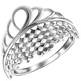 Rich line Женское серебряное кольцо, 1513133