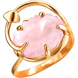 Женское золотое кольцо с кварцем, 1698733