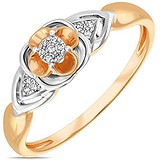 Золотое кольцо с бриллиантами, 1711789