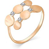 Женское золотое кольцо с бриллиантами, 1713581