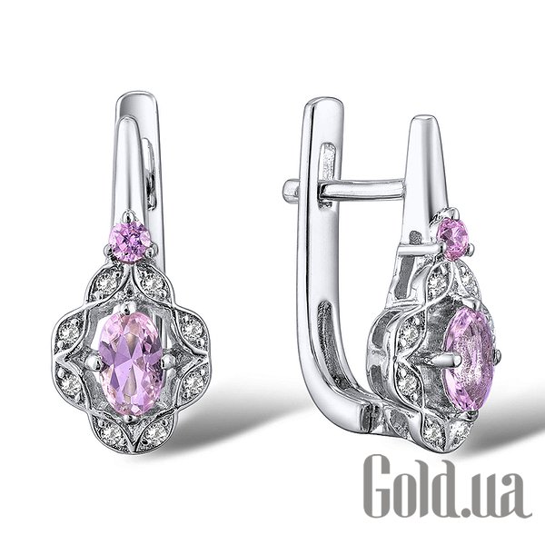 

Серьги Lurie Jewelry, Серебряные серьги с куб.циркониями