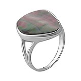 Женское серебряное кольцо с перламутром (2054153), фото