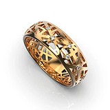 Женское золотое кольцо с бриллиантами, 1768109
