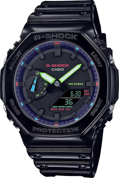 Casio Чоловічий годинник GA-2100RGB-1AER