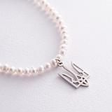 Срібне кольє з культив. перлами, 1796525