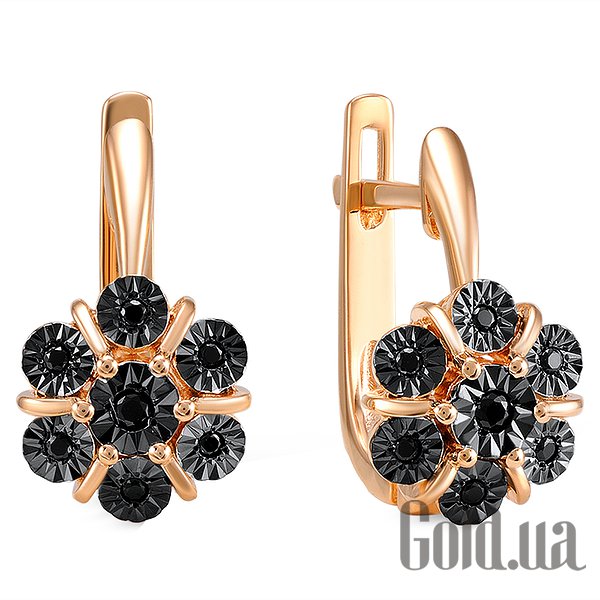 

Серьги Lurie Jewelry, Золотые серьги с бриллиантами