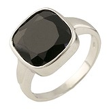 Женское серебряное кольцо с ониксом, 1284526