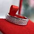 Серебряное обручальное кольцо с куб. циркониями - фото 4