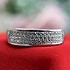 Серебряное обручальное кольцо с куб. циркониями - фото 6