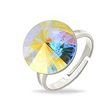 Кольцо с кристаллом Swarovski, 1500846