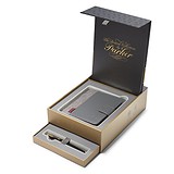 Parker Набор перьевая ручка Sonnet Laque Black GT c блокнотом и органайзером 1978407, 1513134