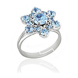Кільце з кристалами Swarovski, 1639598