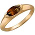 Женское золотое кольцо с гранатом - фото 1