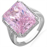 Женское серебряное кольцо с куб. циркониями, 1664942