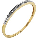 Золотое обручальное кольцо с бриллиантами, 1672878