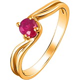 Женское золотое кольцо с рубином, 1698734