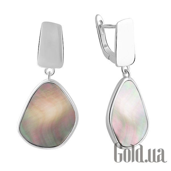 

Серьги с подвесками Fresh Jewelry, Серебряные серьги с перламутром
