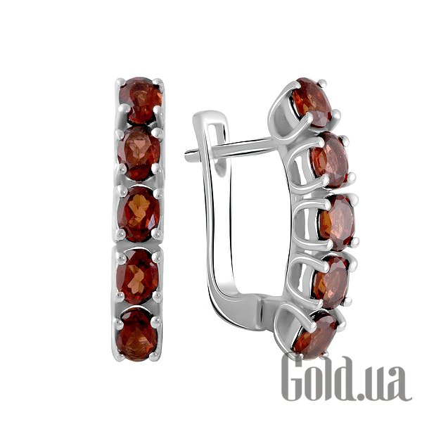 

Серьги Fresh Jewelry, Серебряные серьги с гранатами