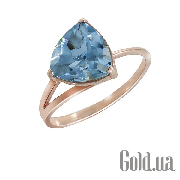 

Кольцо Украина, Женское золотое кольцо с топазом, 17