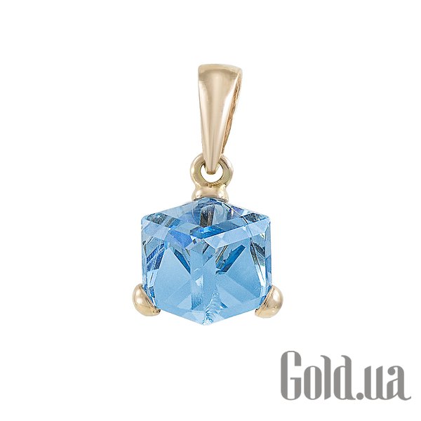 

Женский кулон Украина, Золотой кулон с кристаллом Swarovski