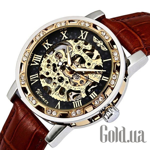 Winner Женские часы Naturale Skeleton Leather 3915 bt3915