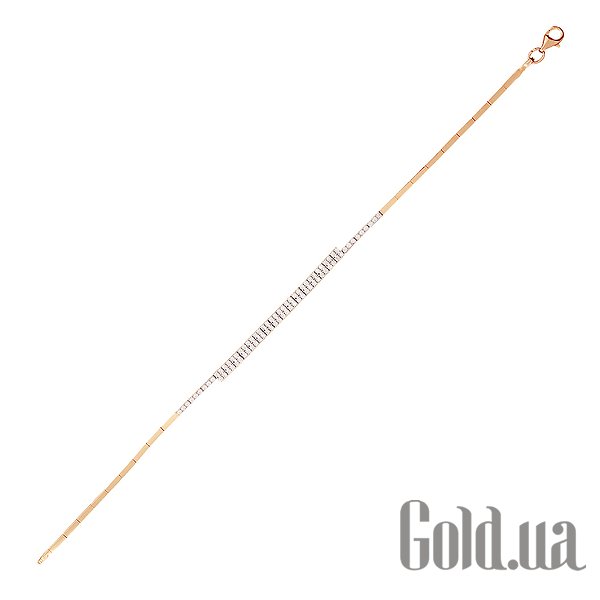 

Браслет Украина, Женский золотой браслет с куб. циркониями, 17.5