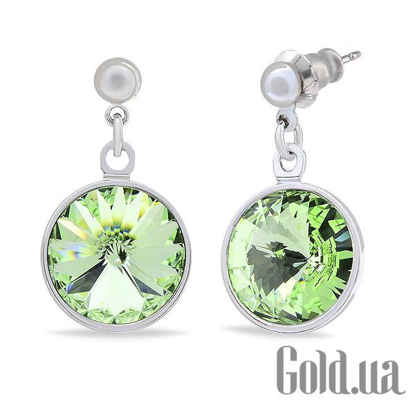 

Серьги с подвесками Kobi, Стальной, Серьги с кристаллами Swarovski