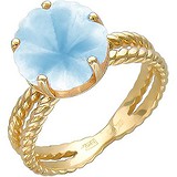 Женское золотое кольцо с топазом, 1638319