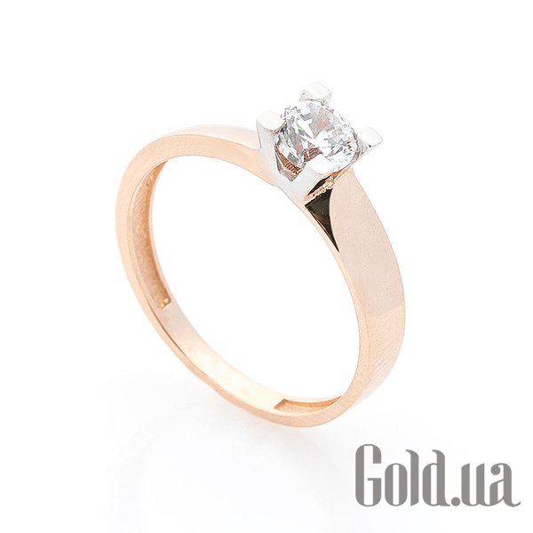 

Кольцо Украина, Золотое кольцо с куб. цирконием, 17