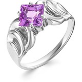 Женское серебряное кольцо с аметистом, 1645999