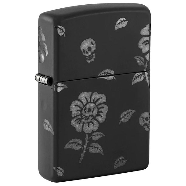 Zippo Зажигалка Flower Skulls Design 48931