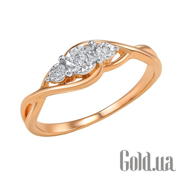

Кольцо Lurie Jewelry, Золотое кольцо с бриллиантами, 17