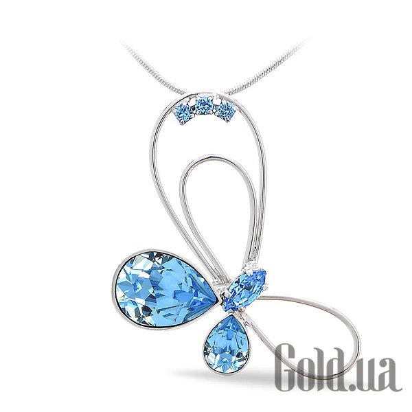 

Женские колье и кулоны Kobi, Стальной, Кулон с цепочкой с кристаллами Swarovski