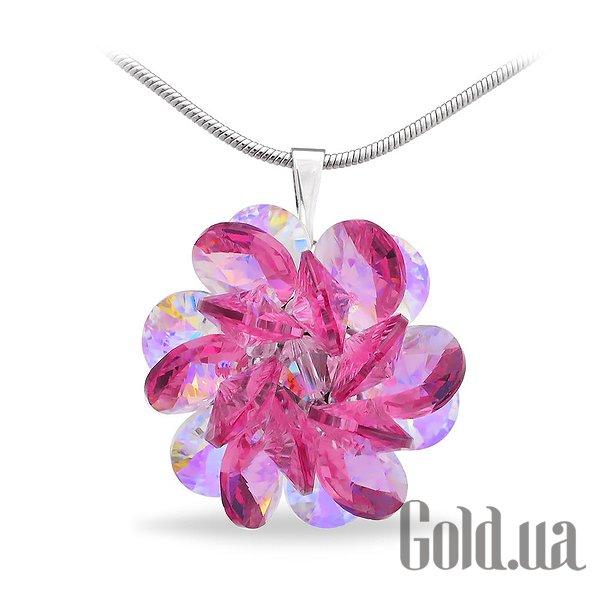 

Женские колье и кулоны Kobi, Стальной, Кулон с цепочкой с кристаллами Swarovski