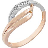 Женское золотое кольцо с бриллиантами, 1542576