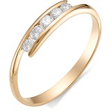 Женское золотое кольцо с бриллиантами, 1555120