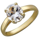 Золотое кольцо с топазом, 1604784