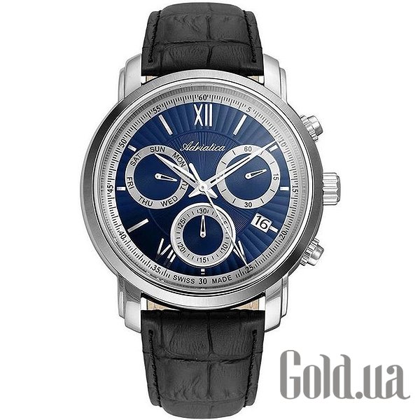 

Швейцарские часы Adriatica, Мужские часы Chronograph 8193.5265CH