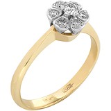 Женское золотое кольцо с бриллиантами, 1673136