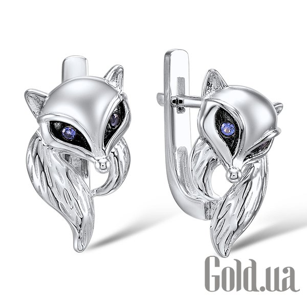 

Серьги Lurie Jewelry, Серебряные серьги с куб.циркониями