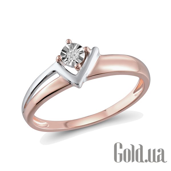

Кольцо Lurie Jewelry, Золотое кольцо с бриллиантом, 17.5